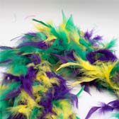 2-metre turkey feather boa mixed color